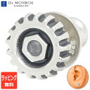 【ポイント5倍 30日限り!】 ドクターモンロー Dr MONROE シルバー ピアス ギア シンプル 1個売り 片耳用 スタッド メンズ レディース PE-7...
