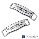 【お買い物マラソン ポイント5倍!】 ドクターモンロー Dr MONROE シルバー シューレース チャーム メッセージ 2個売り シルバー925 スターリング...