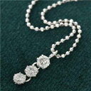 【ポイント3倍!18日限り 】 純プラチナ 0.25ct3ストーン ダイヤモンド ペンダント ネックレス 沖縄 離島への配送不可