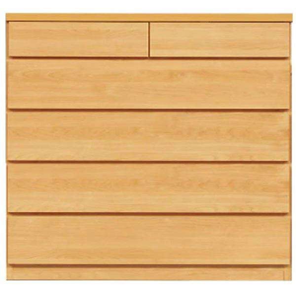 【ポイント5倍！ブラックフライデー！】 頑丈薄型チェスト 収納棚【5段 幅90cm ナチュラル木目調】 奥行30cm 日本製 『ウスピッタ』【完成品】 沖縄 離島への配送不可(3)