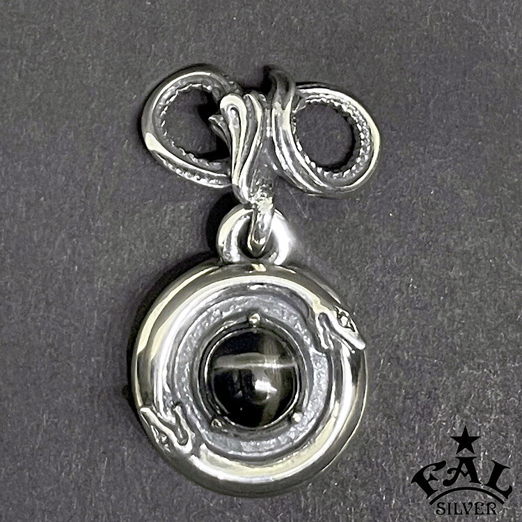エフエーエル F.A.L FAL シルバー ペンダント ウロボロス ペンダント スター ダイオプサイト ペンダントトップ(チェーンなし) メンズ シルバー925...
