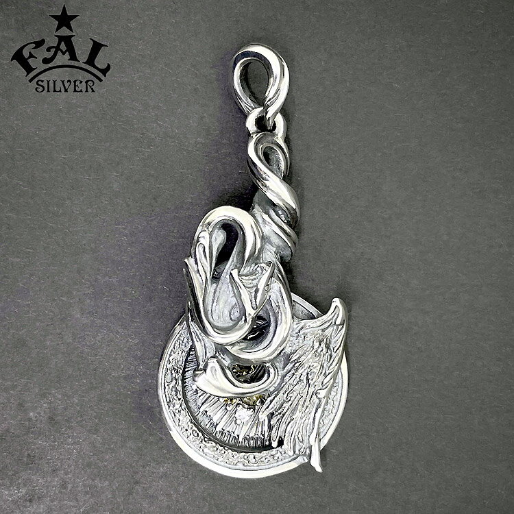 エフエーエル F.A.L FAL シルバー ペンダント TUKIYO ペンダント シトリン CZクリア ペンダントトップ(チェーンなし) メンズ シルバー925...