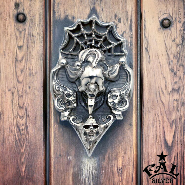 エフエーエル F.A.L FAL シルバー ペンダント ノーフェイス ジョーカー ゲイザー ペンダント ペンダントトップ(チェーンなし) メンズ ピエロ スカル...