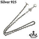 エフエーエル F.A.L FAL ネックレスチェーン メンズ クローバー シルバー ジュエリー シルバー 925 スターリングシルバー FA-CH-0012