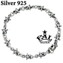 【ポイント3倍!18日限り 】 エフエーエル F.A.L FAL ゴシック スター シルバー ブレスレット アクセサリー S レディース FA-B-0044-S