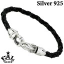 エフエーエル F.A.L FAL レザーブレスレット アクセサリー メンズ シルバー リリー ブロッサム 4ディア コード FA-B-0045