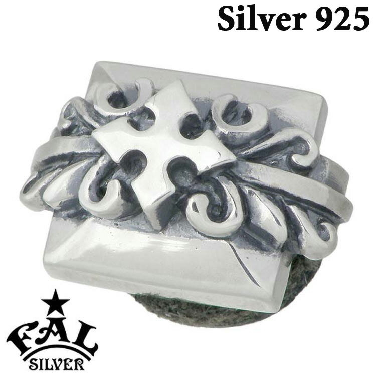 エフエーエル F.A.L FAL メンズ スクリュースタッズスクリュースタッズ クロス 真鍮 925 スターリングシルバー FA-BT-0022