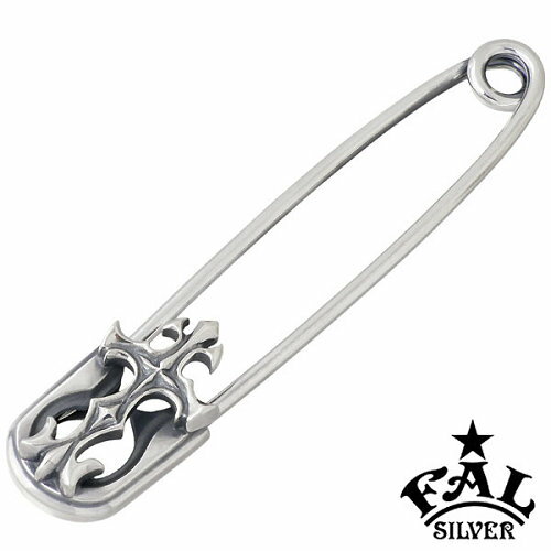 【ポイント5倍!ブラックフライデー!】 エフエーエル F.A.L FAL ブラッドレス クロス アーミング シルバーピン M シルバー925 スターリングシルバ...