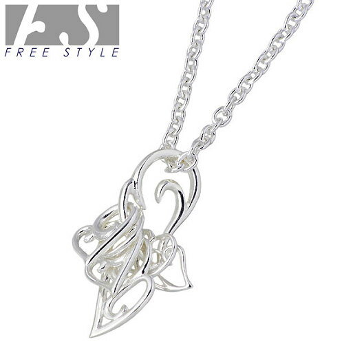 【ポイント2倍！15日まで！】 フリースタイル FREE STYLE ネックレス レディース ハート シルバー ジュエリー アラベスク チェーン付き 925 スターリングシルバー FSP-856CL50