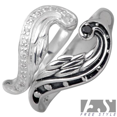 【ポイント5倍!ブラックフライデー!】 フリースタイル FREE STYLE キュービック ウィングペア シルバー リング 7〜15号 15〜21号 指輪 アク...