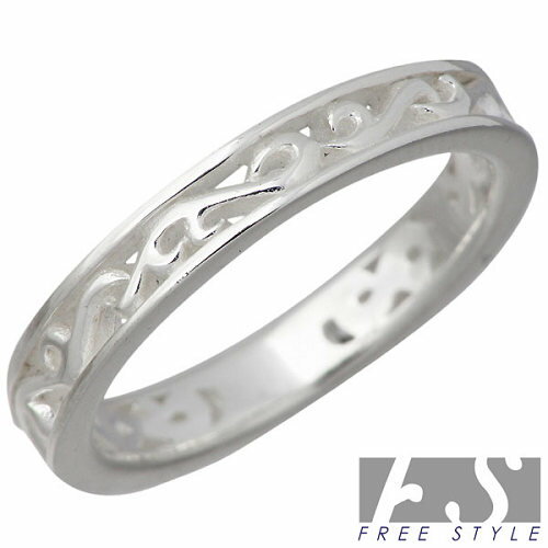 指輪 フリースタイル FREE STYLE リング 指輪 レディース アラベスク シルバー ジュエリー 925 スターリングシルバー FSR-885W