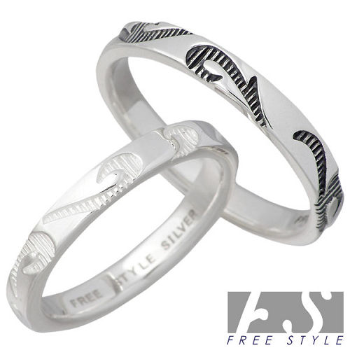 フリースタイル FREE STYLE リング 指輪 ペアー シルバー ジュエリー アラベスク 925 スターリングシルバー FSR-891B-W-P