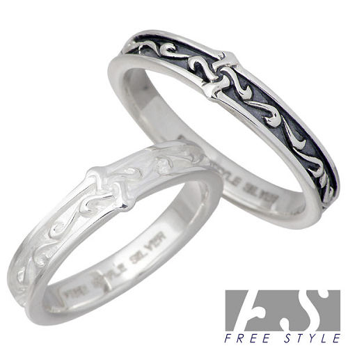 フリースタイル FREE STYLE リング 指輪 ペアー シルバー ジュエリー アラベスク 925 スターリングシルバー FSR-894B-W-P