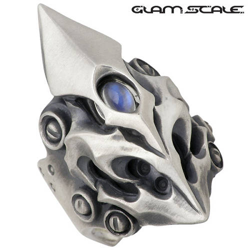 グラムスケイル GLAM SCALE シルバー リング ブルームーンストーン 指輪 アクセサリー 15～23号 シルバー925 スターリングシルバー GS-LR-001RB