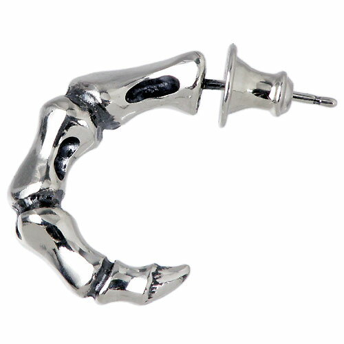 ジゴロウ GIGOR クロー フープ シルバー ピアス アクセサリー 片耳用 シルバー925 スターリングシルバー NO-030