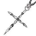 【ポイント5倍! 13日まで!】 ジゴロウ GIGOR ネックレス レディース シルバー ジュエリー ナロー クロス チェーン付き 925 スターリングシルバー NO-084