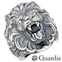 ガルディア シルバーアクセサリー メンズ ガルディア Guardia Nemean Lion ライオン シルバー リング 指輪 アクセサリー 11～30号 シルバー925 スターリングシルバー ATR-010