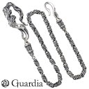 【ポイント5倍!13日まで!】 ガルディア Guardia Daphne ダフネ シルバー ウォレットチェーン シルバー925 スターリングシルバー ATWC-...