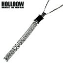 【ポイント5倍! マラソン期間】 ホロウ HOLLOOW マニフェスト シルバー ネックレス アクセサリー チェーン付き ブラックコーティング オニキス キュービック ネックレス アクセサリー シルバー925 スターリングシルバー KHP-141BK(4)