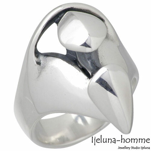 【ポイント5倍！30日まで！】 アイジェルナ オム Ijeluna-homme ブーレイ シルバー リング 指輪 アクセサリー 13～17号 シルバー925 スターリングシルバー AT-013R