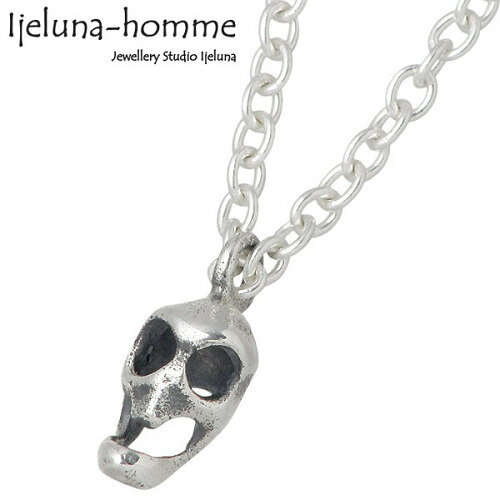 アイジェルナオム Ijeluna-homme ネックレス レディース スカル メンズ シルバー ジュエリー マッチ棒 チェーン付き 925 スターリングシルバー...