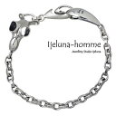 【ポイント5倍! 13日まで!】 アイジェルナ オム Ijeluna-homme ミミタン バッファロー スカル単 シルバー ブレスレット アクセサリー シルバ...
