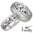 ケースミス K-SMITH リング 指輪 ペアー シルバー ジュエリー 唐草 15〜20号 9〜19号 925 スターリングシルバー KI-195-202-P
