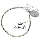 【ポイント5倍! 13日まで!】 ケースミス K-SMITH ブレスレット メンズ シルバー ジュエリー パイライト メダイ 925 スターリングシルバー KI...