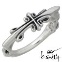 【ポイント5倍!27日まで】 ケースミス K-SMITH クロス シルバー リング メンズ レディース 十字架 指輪 アクセサリー 12〜15号 シルバー925...