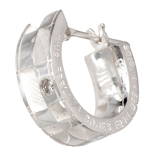 ケンブラッド KEN BLOOD ピアス レディース シルバー ジュエリー ダイヤモンド メッセージ 片耳用 925 スターリングシルバー KB-KP-59