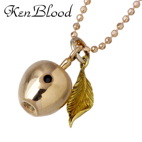 【ポイント5倍！ブラックフライデー！】 ケンブラッド KEN BLOOD ネックレス レディース シルバー ジュエリー りんご 林檎 アップル 925 スターリングシルバー KB-SP-05
