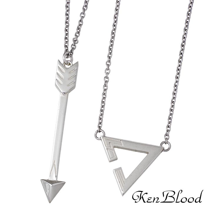 ケンブラッド ネックレス（メンズ） ケンブラッド KEN BLOOD シルバー ジュエリー ペア ネックレス ARROW & TRIANGLE KP-468