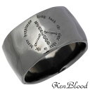 指輪 ケンブラッド KEN BLOOD リング 指輪 レディース メンズ シルバー ジュエリー ブラック フリーダム 925 スターリングシルバー KR-233BK