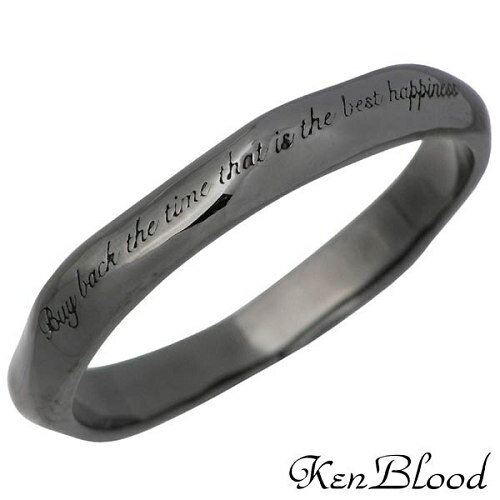 指輪 ケンブラッド KEN BLOOD リング 指輪 レディース シルバー ジュエリー Aエッセンシャル ブラック 925 スターリングシルバー KR-234BK