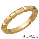 ケンブラッド KEN BLOOD リング 指輪 レディース バゲット シルバー ジュエリー ゴールド9~25号 925 スターリングシルバー KR-259GD