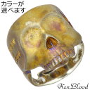 【ポイント10倍!27日まで!】 ケンブラッド KEN BLOOD THE LIFE シルバー ジュエリー リング 指輪 18〜26号 メンズ スカル KR-2...