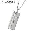 ララクリスティー LARA Christie ノーブル クロス シルバー ネックレス アクセサリー WHITE Label シルバー925 スターリングシルバー LA-P3051-W