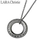 ララクリスティー ララクリスティー LARA Christie ネックレス メンズ シルバー ジュエリー ローラシア ブラック【楽ギフ】 925 スターリングシルバー LA-P5719-B