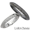 ララクリスティー LARA Christie ローラシア ペア シルバー リング ホワイト 7～15号 ブラック 15～23号 指輪 アクセサリー PAIR Label シルバー925 スターリングシルバー LA-R6025-P