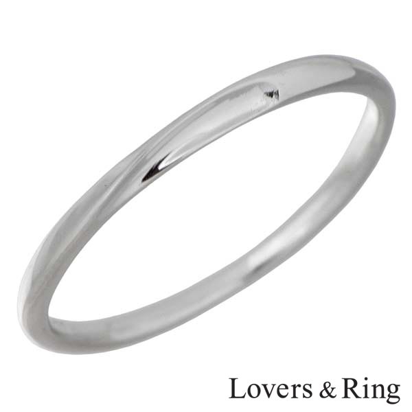 ラバーズリング Lovers & Ring K10 ホワイトゴールド リング 指輪 アクセサリー 5～23号 刻印可能 LSR-0609WG