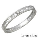 ラバーズリング Lovers & Ring K10 ホワイトゴールド ダイヤモンド リング 指輪 アクセサリー 5~23号 刻印可能 LSR-0610MDWG