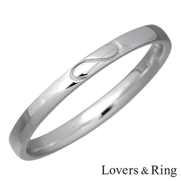 ラバーズリング Lovers & Ring K10 ホワイトゴールド リング 指輪 アクセサリー 5～23号 刻印可能 LSR-0662WG
