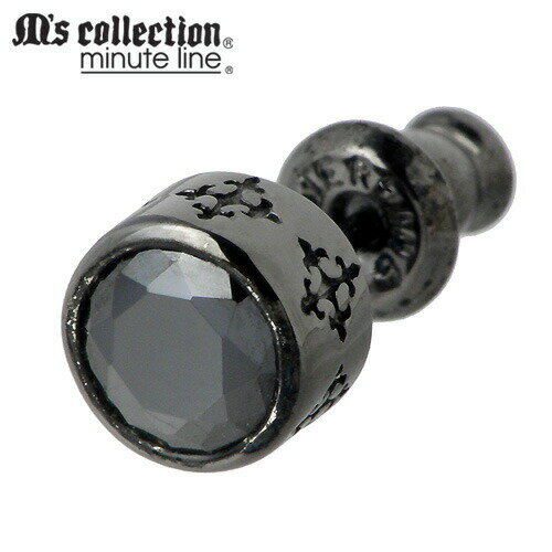 エムズコレクション M's collection キュービック シルバー ピアス アクセサリー 1個売り 片耳用 クロス 十字 スタッドタイプ シルバー925 ...