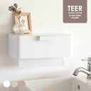 【お買い物マラソン ポイント2倍!】 ペーパータオルホルダー TEER ティール タオルペーパー ティッシュペーパーホルダー 壁掛け くすみカラー スチール 収納 完成品 新生活 引越し 家具 北海道・沖縄 離島は別途追加送料見積もり メーカー直送