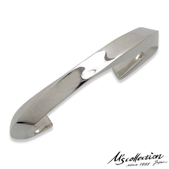 エムズコレクション M's collection ファインツイストバングル シルバーバングル ブレスレット シルバー925 メンズ レディース 日本製 ギフト ...