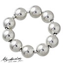 【ポイント5倍!27日まで】 エムズコレクション M's collection シルバー リング FINE BALL CHAIN RING 指輪 XS〜Lサイズ...