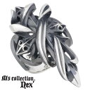 エムズコレクション M's collection シルバー クロス リング 十字架 メンズ 指輪 アクセサリー 17〜23号 シルバー925 スターリングシルバ...