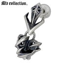 【ポイント5倍!最大1500円OFFクーポン 5/6まで】 エムズコレクション M's collection テンタクルス ハート シルバー ピアス アクセサリ...