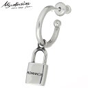 エムズコレクション M's collection シルバー ピアス フープ PADLOCK 南京錠 1個売り 片耳用 メンズ レディース XE-021