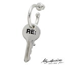 【ポイント5倍 30日限り!】 エムズコレクション M's collection シルバー ピアス RE: KEY HOOP POST 1個売り 片耳用 メンズ...